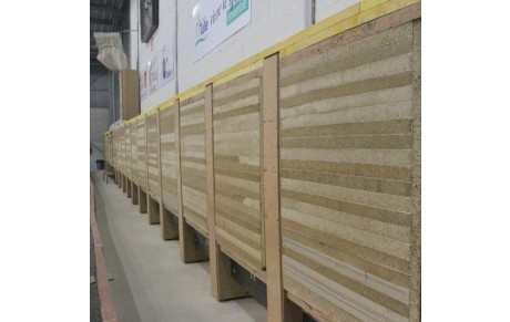 Réfection du mur de tir boulodrome
